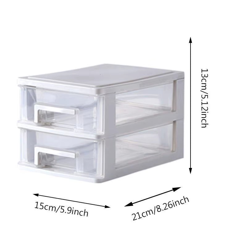 Bin Storage Storage Drawerslayer Drawer Desk Storage Box Plastic Document Sundries Holder Storage Desk Organizer Desktop Makeup