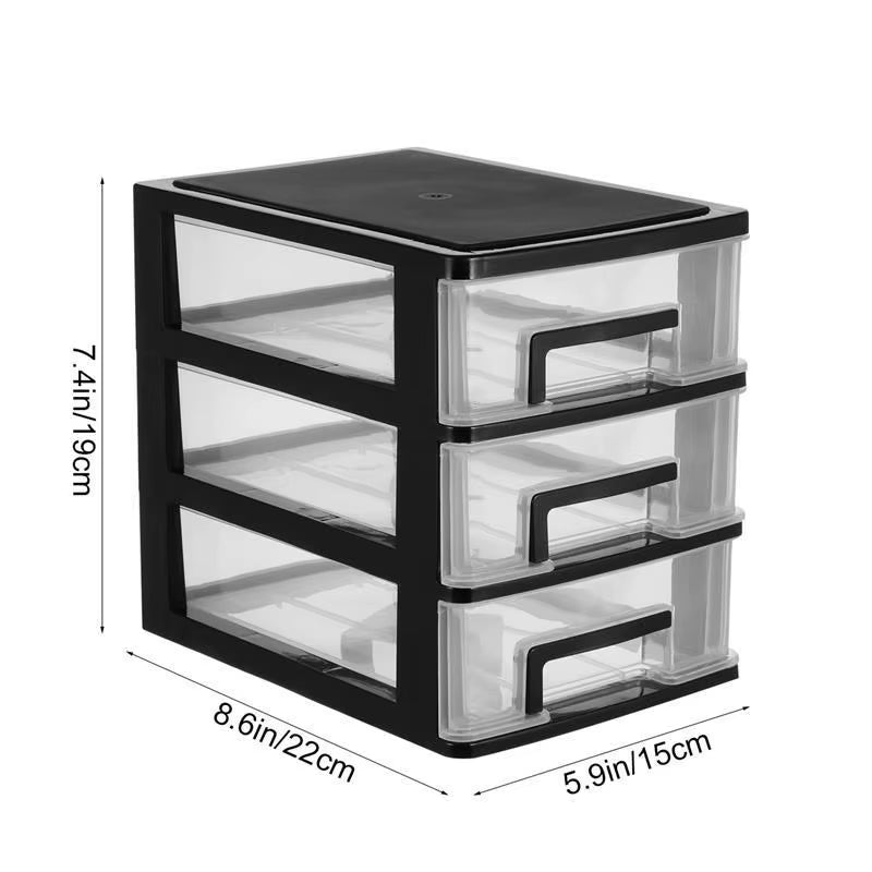 Bin Storage Storage Drawerslayer Drawer Desk Storage Box Plastic Document Sundries Holder Storage Desk Organizer Desktop Makeup