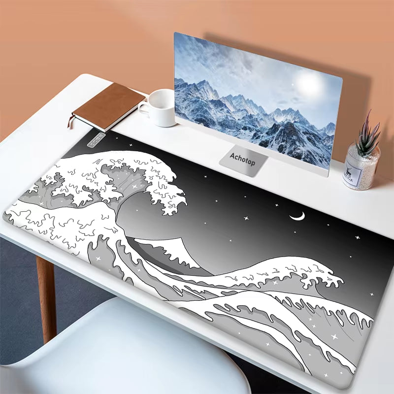 Big Mouse Pad Gamer Abstract Art Koi 90X40Cm XXL Large Gaming Mause Mat Computer Keyboard Mouse Mat Mousepad for PC Desk Pad