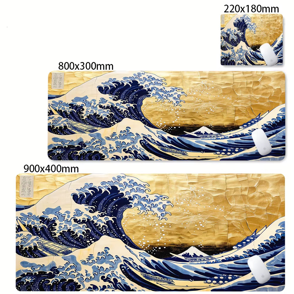 Large Gamer Mouse Mat Gaming XXL Mouse Pad Great Wave Gaming Mouse Pad Office Table Carpet Gaming Mats Computer Big Deskmat