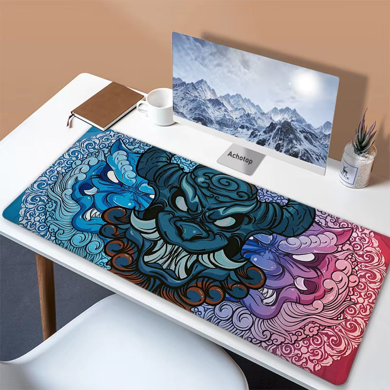 Big Mouse Pad Gamer Abstract Art Koi 90X40Cm XXL Large Gaming Mause Mat Computer Keyboard Mouse Mat Mousepad for PC Desk Pad
