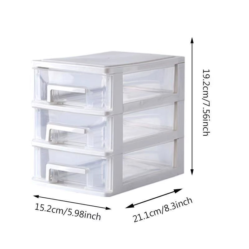 Bin Storage Storage Drawerslayer Drawer Desk Storage Box Plastic Document Sundries Holder Storage Desk Organizer Desktop Makeup