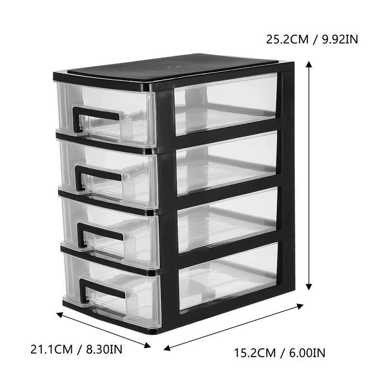 Bin Storage Storage Drawerslayer Drawer Desk Storage Box Plastic Document Sundries Holder Storage Desk Organizer Desktop Makeup