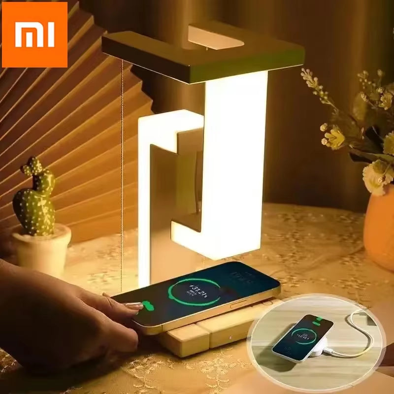 Xiaomi  Suspending Anti-Gravity Night Light 10W Wireless Charging Multifunction Desk Lamp Dimmable Table for Bedroom Decor