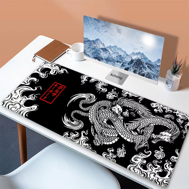 Big Mouse Pad Gamer Abstract Art Koi 90X40Cm XXL Large Gaming Mause Mat Computer Keyboard Mouse Mat Mousepad for PC Desk Pad