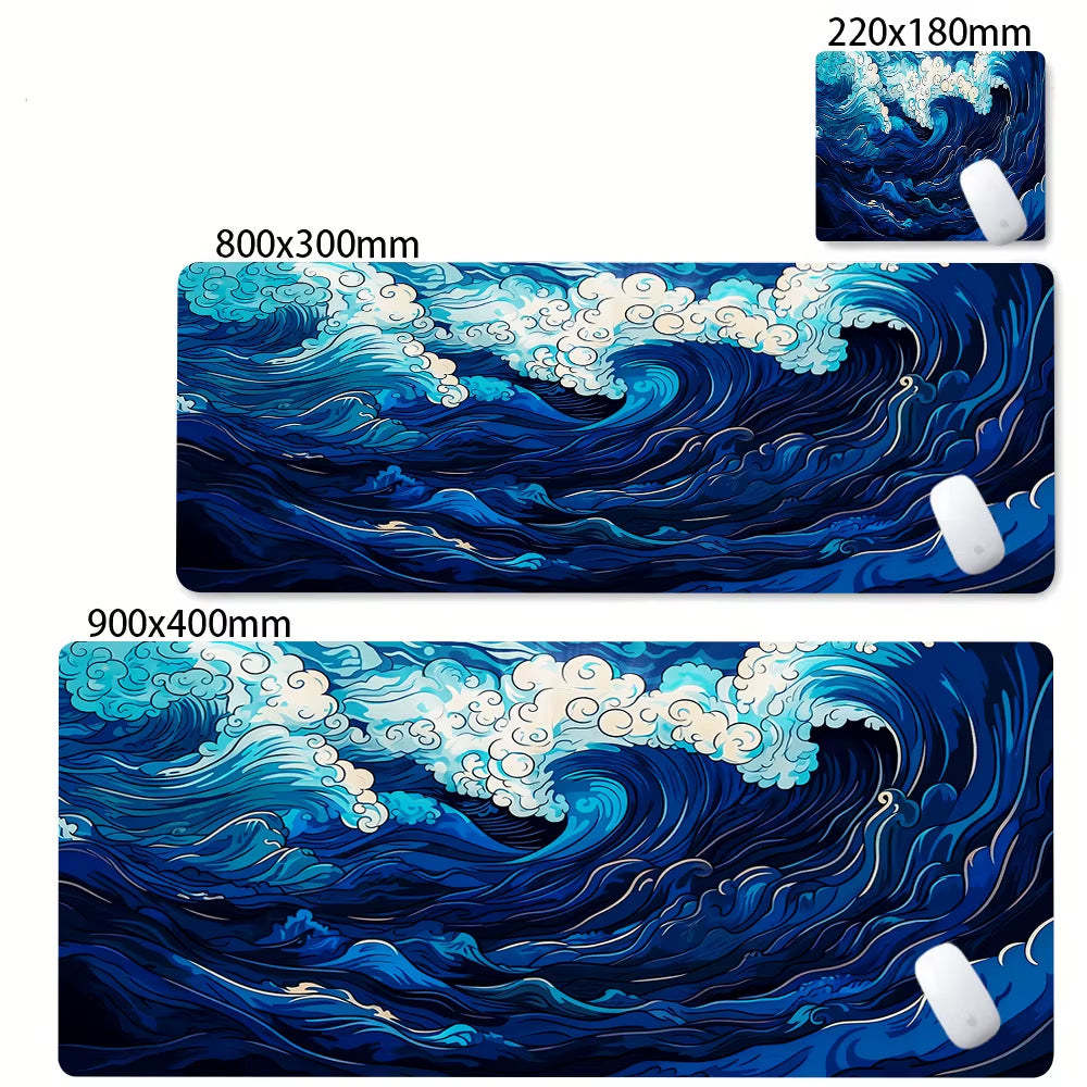 Large Gamer Mouse Mat Gaming XXL Mouse Pad Great Wave Gaming Mouse Pad Office Table Carpet Gaming Mats Computer Big Deskmat