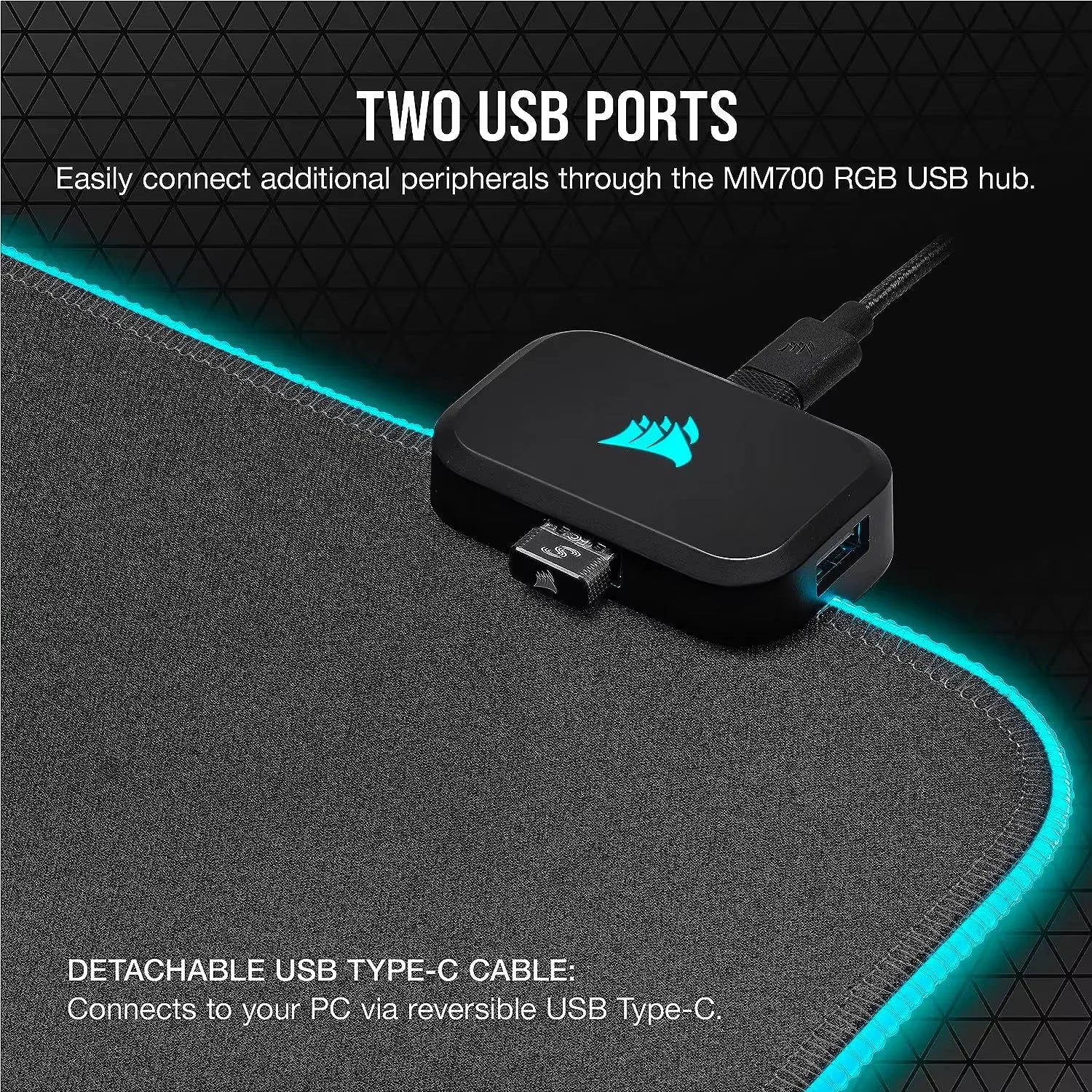 MM700 RGB Extended Cloth Gaming Mouse Pad