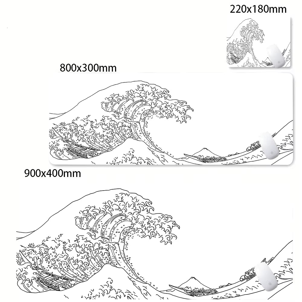 Large Gamer Mouse Mat Gaming XXL Mouse Pad Great Wave Gaming Mouse Pad Office Table Carpet Gaming Mats Computer Big Deskmat