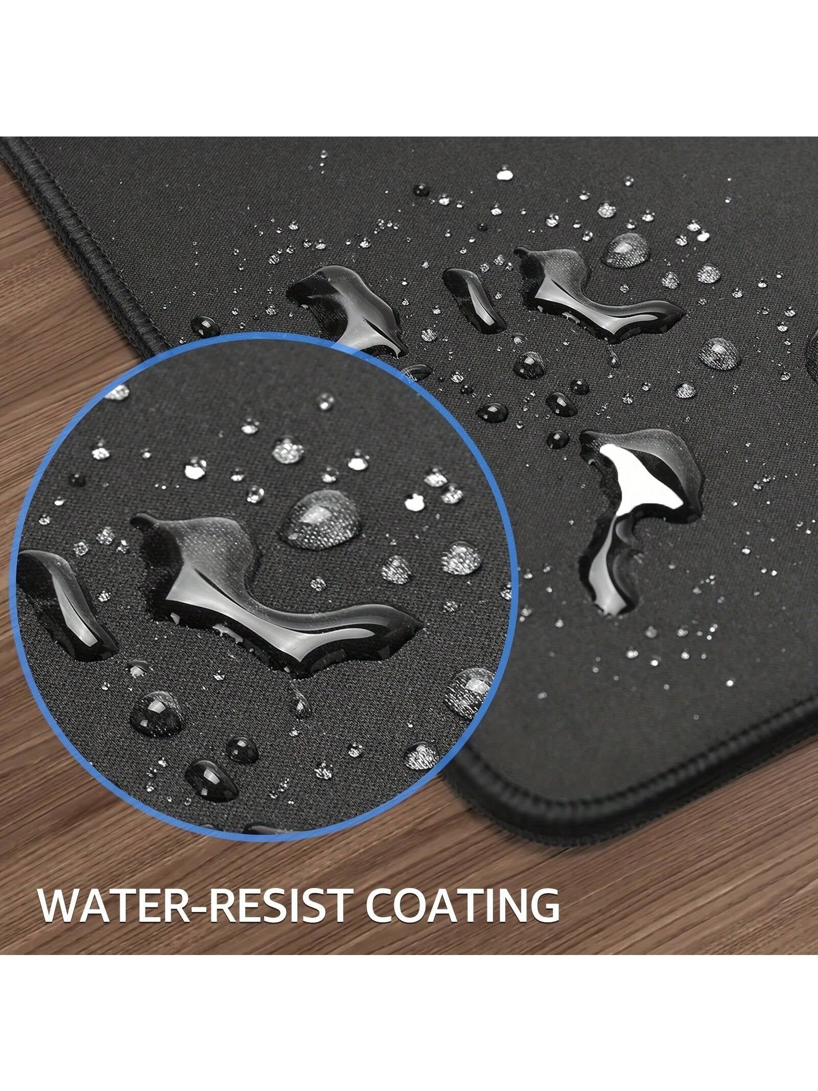 1Pc Large Mouse Pad Black Simple Clean Gaming Mouse Pad Available in 5 Size