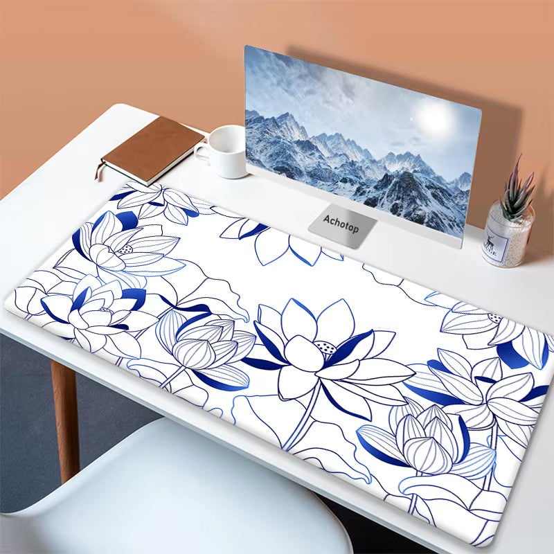 Big Mouse Pad Gamer Abstract Art Koi 90X40Cm XXL Large Gaming Mause Mat Computer Keyboard Mouse Mat Mousepad for PC Desk Pad