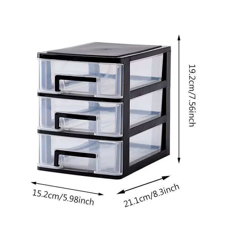 Bin Storage Storage Drawerslayer Drawer Desk Storage Box Plastic Document Sundries Holder Storage Desk Organizer Desktop Makeup