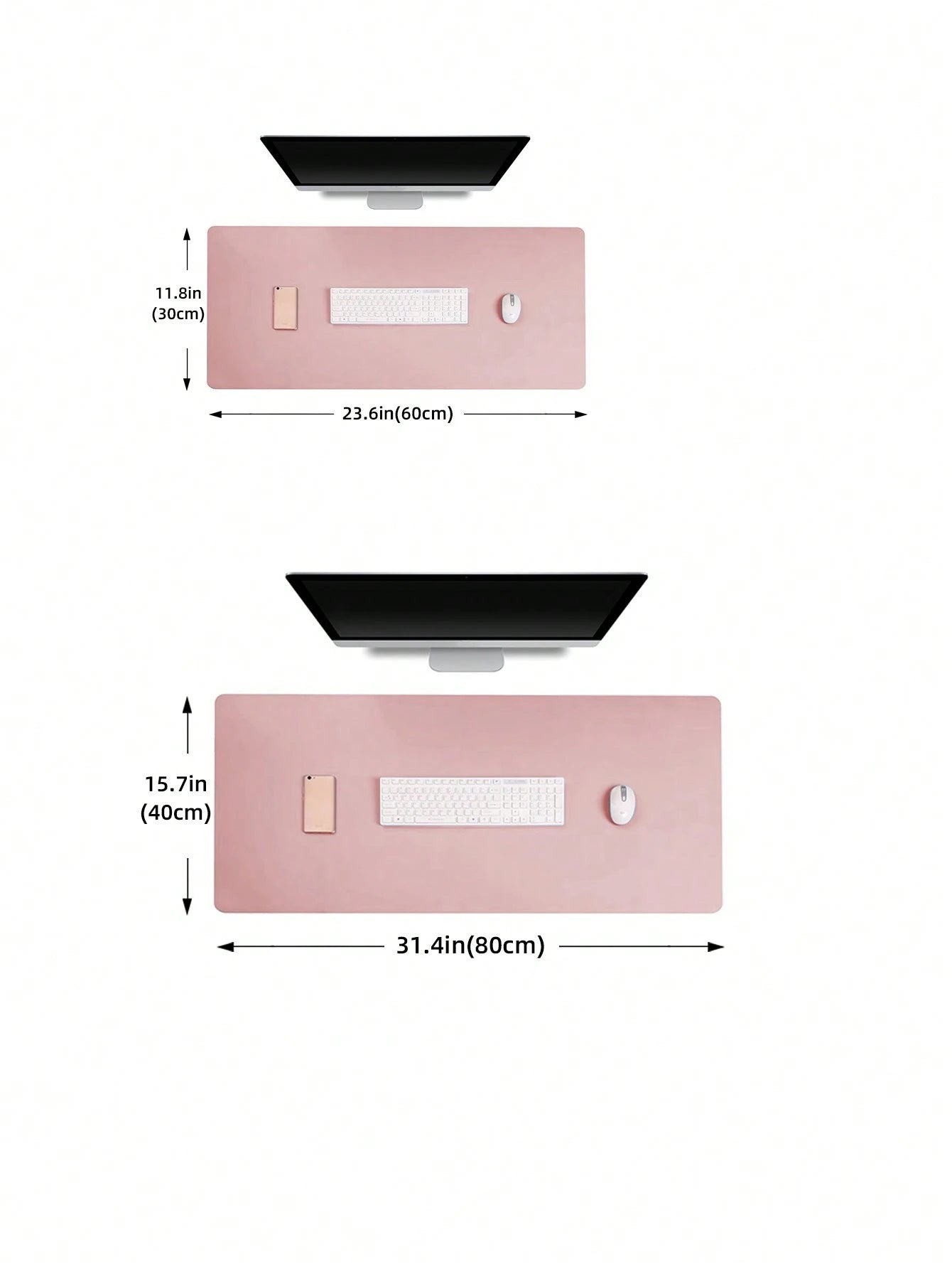 1Pc Solid Large Gaming Mouse Pad, Simple Multifunctional Desk Mat for Office, School, Home Use Back to School Gaming Mouse Pad