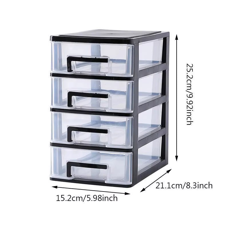 Bin Storage Storage Drawerslayer Drawer Desk Storage Box Plastic Document Sundries Holder Storage Desk Organizer Desktop Makeup