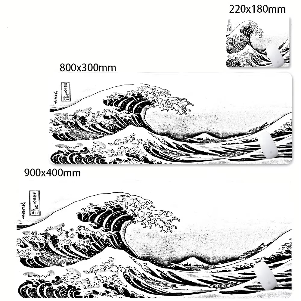 Large Gamer Mouse Mat Gaming XXL Mouse Pad Great Wave Gaming Mouse Pad Office Table Carpet Gaming Mats Computer Big Deskmat