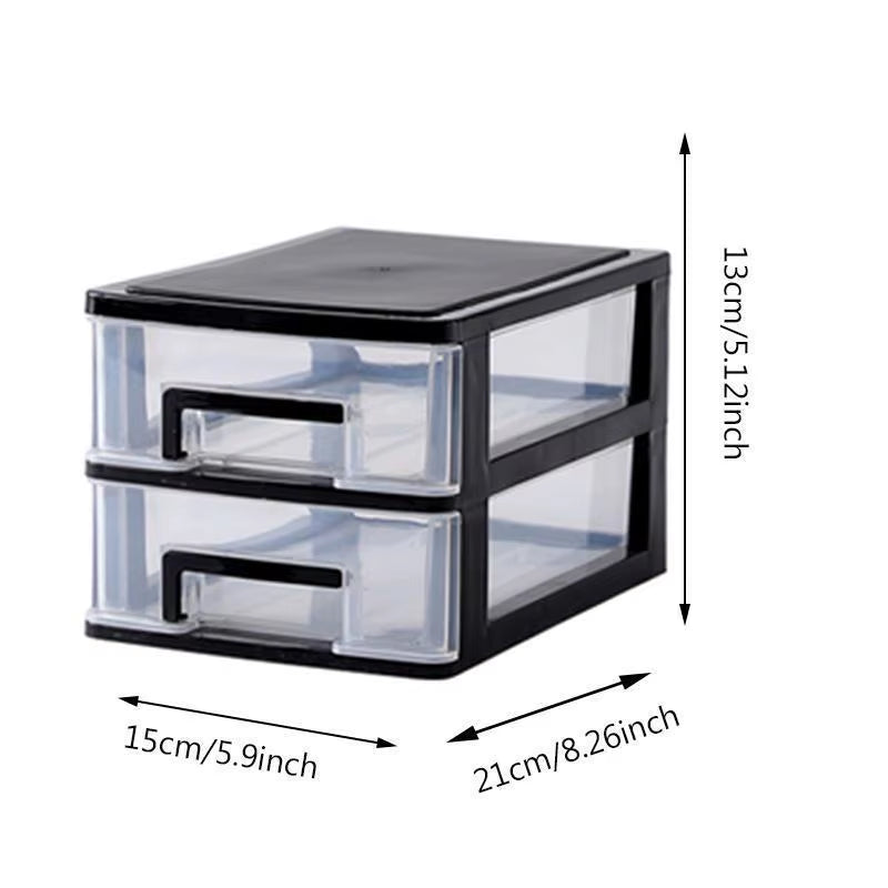 Bin Storage Storage Drawerslayer Drawer Desk Storage Box Plastic Document Sundries Holder Storage Desk Organizer Desktop Makeup