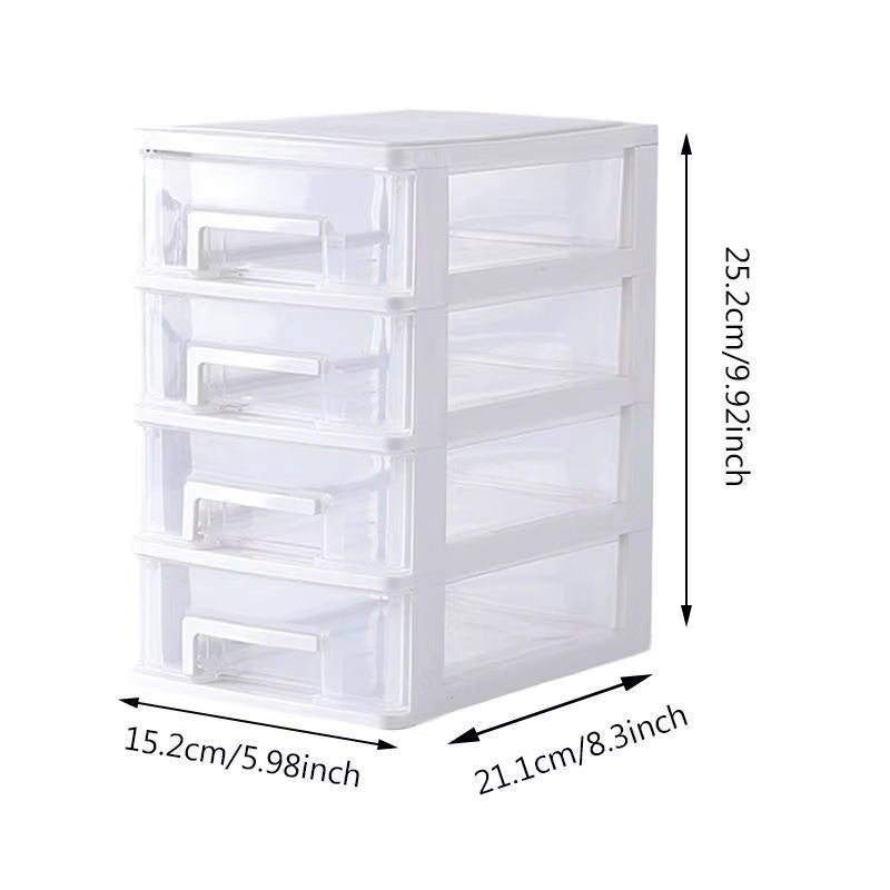 Bin Storage Storage Drawerslayer Drawer Desk Storage Box Plastic Document Sundries Holder Storage Desk Organizer Desktop Makeup