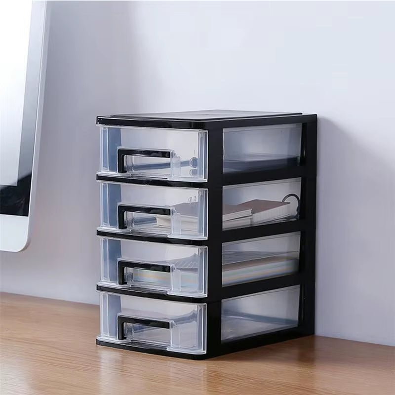 Bin Storage Storage Drawerslayer Drawer Desk Storage Box Plastic Document Sundries Holder Storage Desk Organizer Desktop Makeup