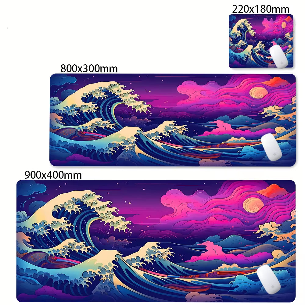 Large Gamer Mouse Mat Gaming XXL Mouse Pad Great Wave Gaming Mouse Pad Office Table Carpet Gaming Mats Computer Big Deskmat