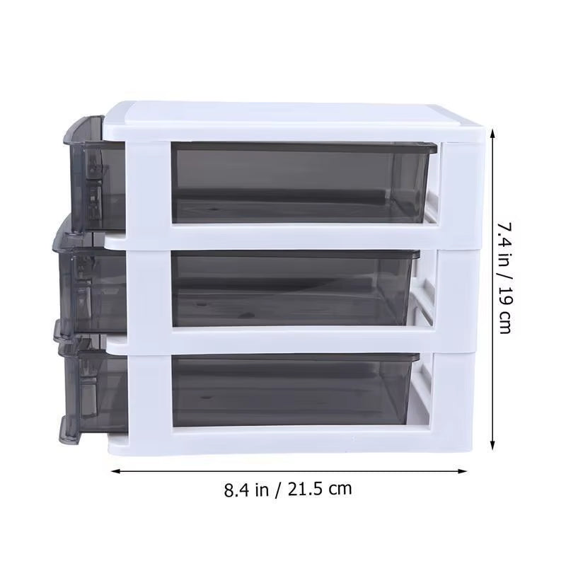 Bin Storage Storage Drawerslayer Drawer Desk Storage Box Plastic Document Sundries Holder Storage Desk Organizer Desktop Makeup