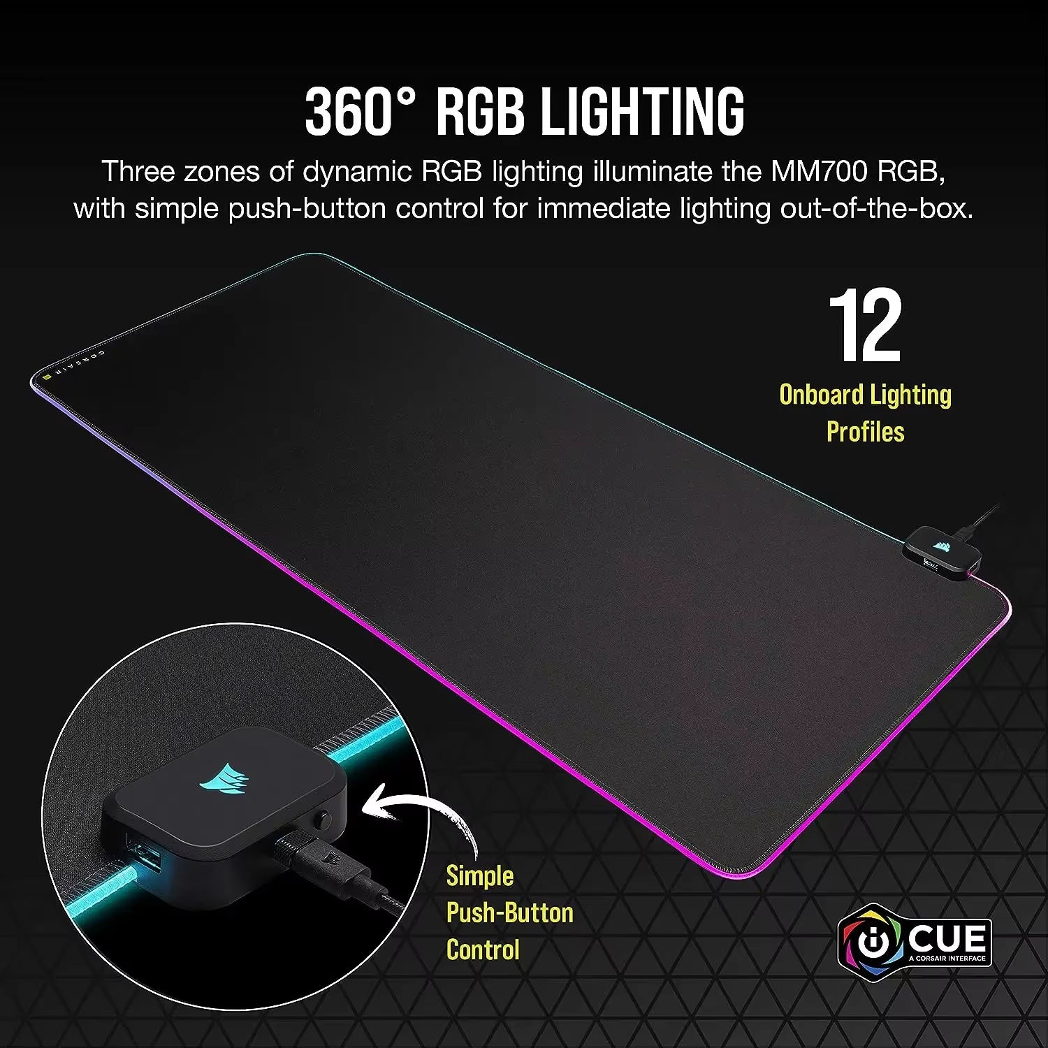 MM700 RGB Extended Cloth Gaming Mouse Pad